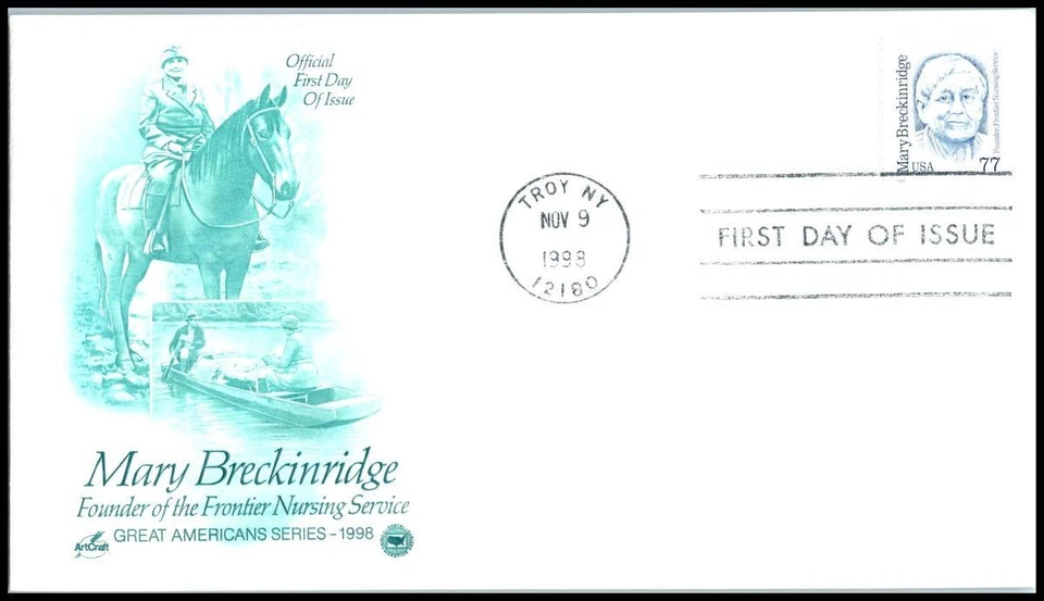 1998 Mary Breckinridge 3262 FDC ArtCraft Frontier Nursing Service Rural Health - Image 1 of 1