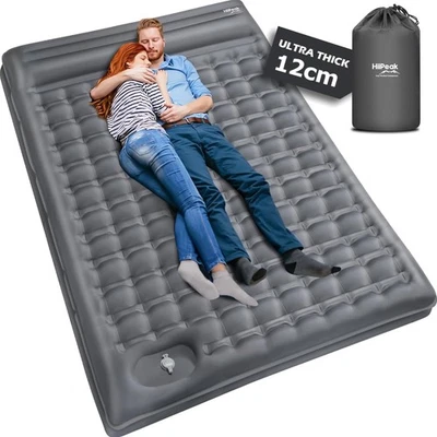 selbstaufblasend Camping Luftmatratze 2 Personen leicht klein Packmaß - Bild 1 von 2