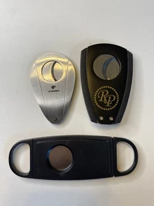 Cigar Cutters Lot Collectible Cohiba, Rocky Patel, and a guillotine Style - Picture 1 of 12