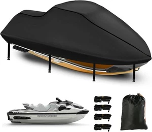 Jetski Sea-doo Cover Waterproof, Upgraded 420D Heavy Duty Jet Ski Covers,2 Air V - Picture 1 of 7