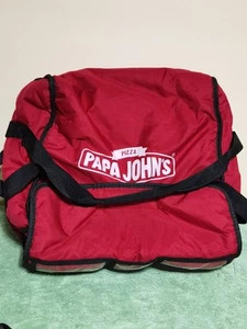 Offizielle Papa John’s Pizza Thermo große rote Lieferung Hot Bag sauber - Bild 1 von 6