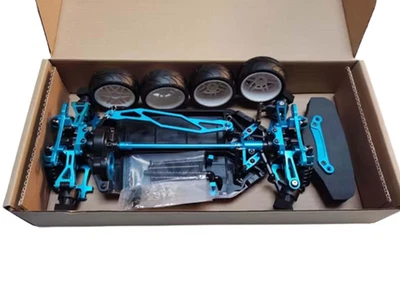 1/10 Alloy Upgrade RC Chassis For Tamiya TT02 Frame Kit Shaft Drive Touring Car - Image 1 of 4
