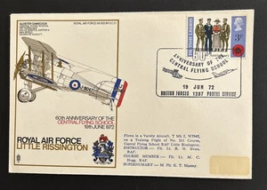 Great Britain FDC RAF 1972 60th Anniv.The Central Flying School - Bild 1 von 4