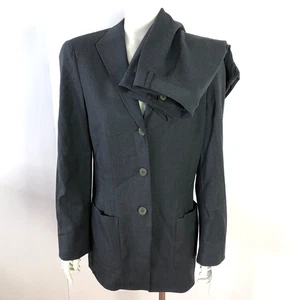 Giorgio Armani EUR 44 (Fit 30W 25L) Women 100% Wool Blend Button Blazer 2PC Suit - Picture 1 of 20