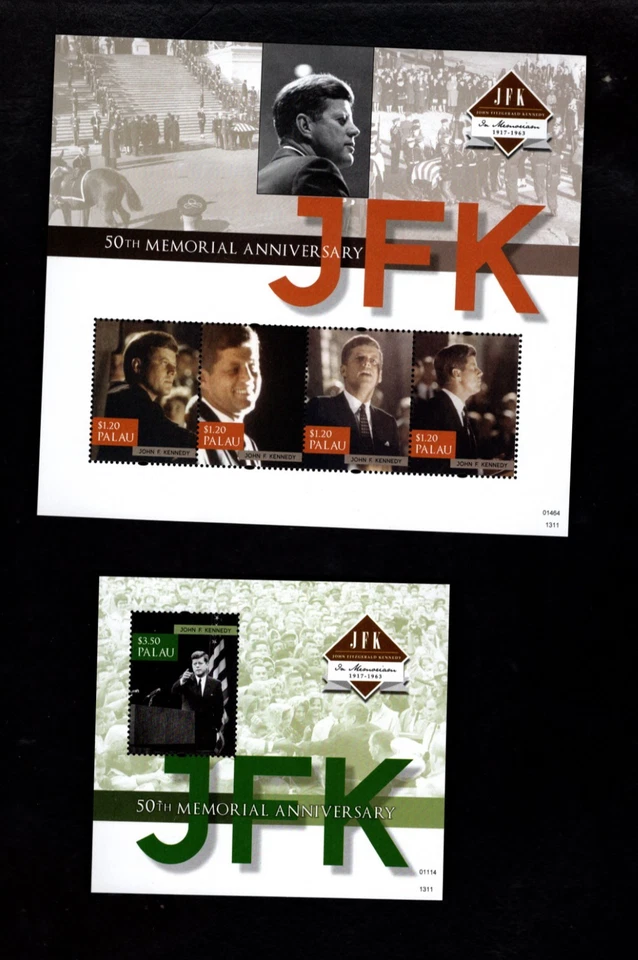 Hojas de recuerdo Palau sc#1146,1148 (2013) MNH Foto 1 de 1