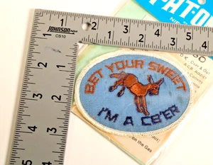 CB Radio - Bet Your Sweet Donkey I'm A CB'er Vintage Patch - Imagen 1 de 3