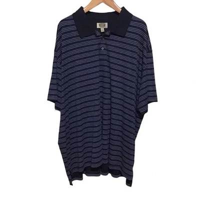The Foundry Supply Company Quick-Dri Striped Polo 5XL - Image 1 of 4