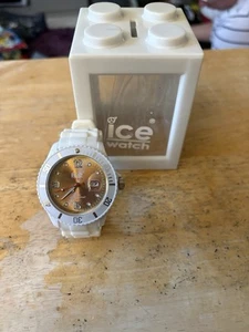 Boxed Ice Watch Ice Generation - Womens Watch White & Gold - Picture 1 of 9