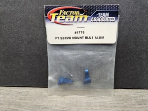 Factory Team Associated 1779 Servo Mount Blue Aluminum B4 T4 SC10 FT - Picture 1 of 3