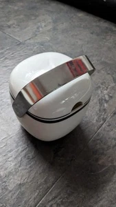 ROSENTHAL SUOMI Studio Line Platin, Deckeldose, Zuckerdose, mit Henkel Edelstahl - Bild 1 von 3