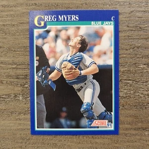 1991 Score #88 Greg Myers Sports Card MLB - Picture 1 of 2