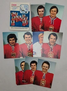 Eishockey WM 1978 Ice hockey World Championships Team CSSR Complete postcard set - Bild 1 von 1
