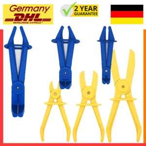 6x Klemmzangen Schlauch-Abklemmzange Gerade +90° Schlauch Abklemmen Zangen Satz - Bild 1 von 8