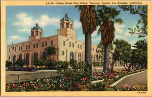 Postal Estados Unidos Oficina de Correos Terminal Anexo Los Ángeles California Publicado - Imagen 1 de 2