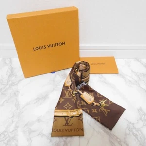 LOUIS VUITTON Scarf Bandeau Monogram Confidential Silk M78655 Used Excellent+ - Picture 1 of 5