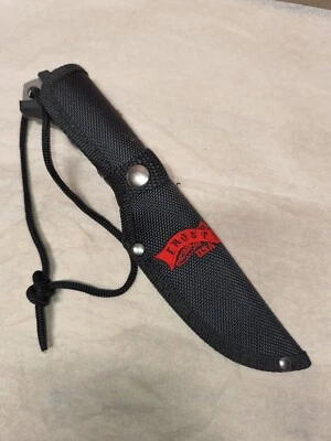 Frost USA Deer 8" Fixed Blade Bowie Knife w/Sheath - Image 1 of 4