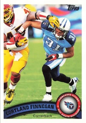 2011 Topps #307 Cortland Finnegan Tennessee Titans - Image 1 of 2