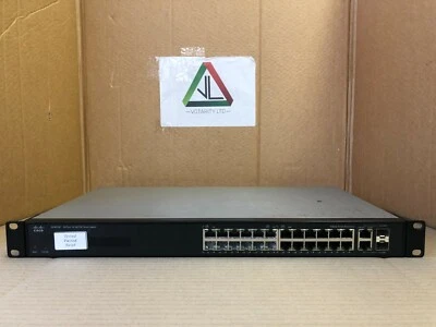 Cisco SLM224P Cisco 24-Port 10/100 PoE Smart Switch Cisco SLM224P (Inc VAT) - Image 1 of 4