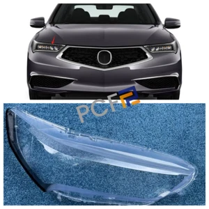 Cubierta de carcasa de lente transparente para faros de pasajero derecho + pegamento para Acura TLX 2018-2020 - Imagen 1 de 12