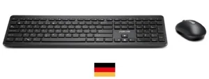 Asus Wireless Tastatur Maus Set USB QWERTZ DE 2.4GHz Slim Leise Funk W2000 - Bild 1 von 3