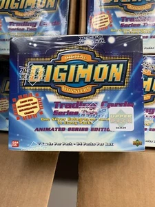 Digimon Sealed Booster Box - Series 2 | Exclusive | Bandai | Upper Deck | 1st Ed - Picture 1 of 7