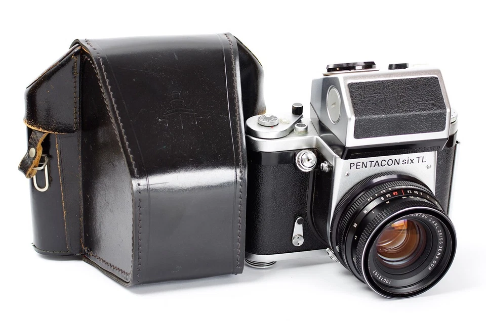 Pentacon SIX TL + Biometar MC 2,8/80 mm + Prisma TTL + Estuche Juego de trabajo Foto 1 de 4