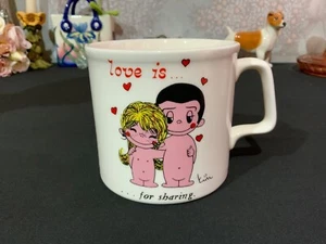 Love Is Mug Original Kim Casali Rare 1970 Mug RWL Los Angeles Times Love Is Shar - Picture 1 of 8