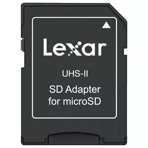 LEXAR UHS-II MicroSD Card to SDXC Card Adapter SD 4.0 Adapter Conventer - Picture 1 of 3
