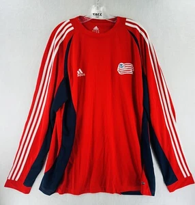 Adidas New England Revolution 2008 Jersey Men's XL MLS Long Sleeve Climate Vtg - Picture 1 of 16