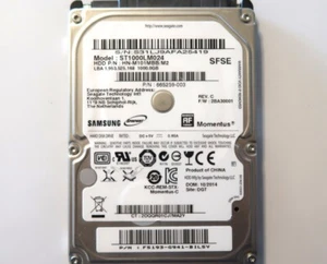 Samsung ST1000LM024 HN-M101MBB/M2 F5193-G941 2BA30001 (S31L) SFSE 1TB 10/2014 - Afbeelding 1 van 1