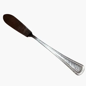Oneida Craft Butter Knife Beaded Edge Design Vintage Spreader - Picture 1 of 6