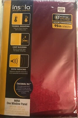 Nuevo panel de ventana aislante Insola Mira One 54" W x 95" L oscurecimiento de habitación Foto 1 de 4