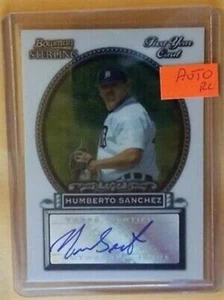 HUMBERTO SANCHEZ 2005 Bowman Sterling RC Rookie Auto DETROIT TIGERS - Picture 1 of 1