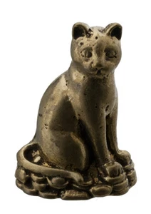 Amulette chat- figurine miniature Thaïlande talisman A65-6400 - Bild 1 von 3