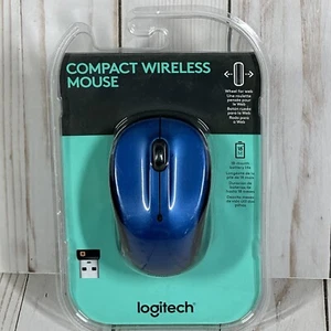 Logitech Compact Wireless Mouse 910-005754 Blue New Factory Sealed - Picture 1 of 6
