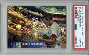 2020 TOPPS STADIUM CLUB CHROME X-FRACTOR #400 JACKIE ROBINSON PSA 10 LOW POP - Picture 1 of 2