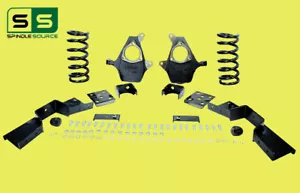 4"/6" Spindle Drop / Notch Kit Fits 01-06 Chevy Silverado/GMC Sierra 1500 V8 - Picture 1 of 1