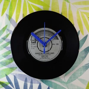 Barry Blue "Dancin' (On A Saturday Night)" Retro Chic 7" Vinyl Record Wall Clock - Picture 1 of 2