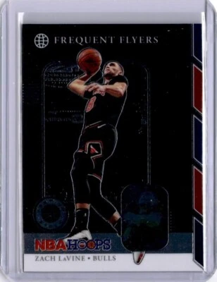 2019-20 Panini NBA Hoops Premium Stock Frequent Flyers Zach LaVine #7 - Image 1 of 2