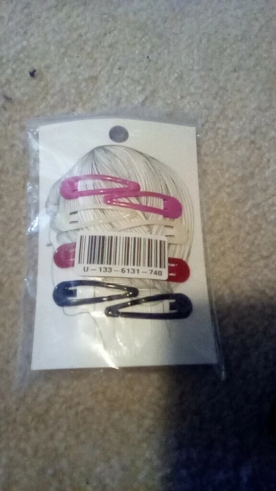 Forever 21 grampos de cabelo multicoloridos pacote com 8 - Imagem 1 de 1