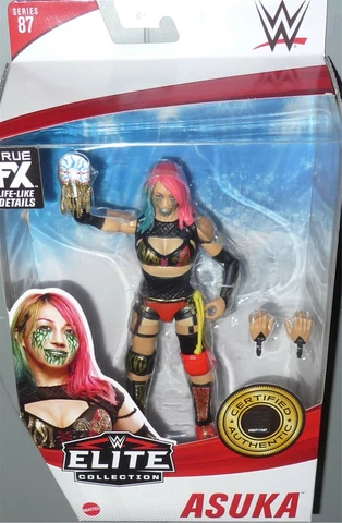 ASUKA  WWE Mattel Elite Collection Series 87 Wrestling Action Figure Toy DMG PKG Cover