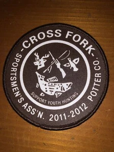 2011-12 Cross Fork Sportsmen's Association Potter Co. Pennsylvania Parche de caza - Imagen 1 de 1
