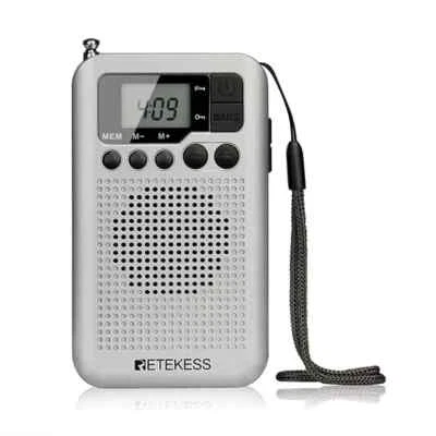 Retekess TR106 Portable FM/AM Radio Stereo Receiver Pocket Digital Gift - Image 1 of 4
