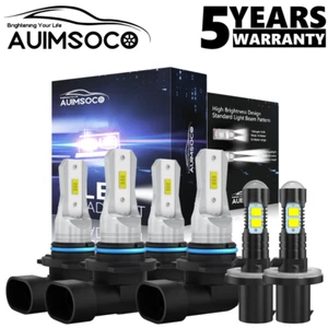 For Cadillac Escalade Base Sport Utility 2002-2004 LED Headlight Fog Light Bulbs - Picture 1 of 14
