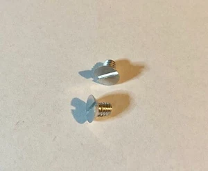 Tornillos de máquina ranurados de cabeza plana de 8-32 x 1/4", aluminio, lote de 50 piezas. - Imagen 1 de 1