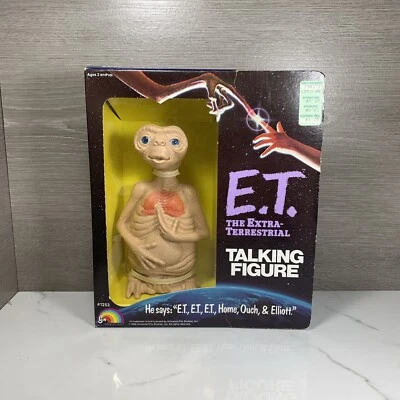 E.T. The Extra-Terrestrial Talking 7 英寸人偶拉绳娃娃 1982 年带盒 LJN 出品 — 第 1/4 张图片
