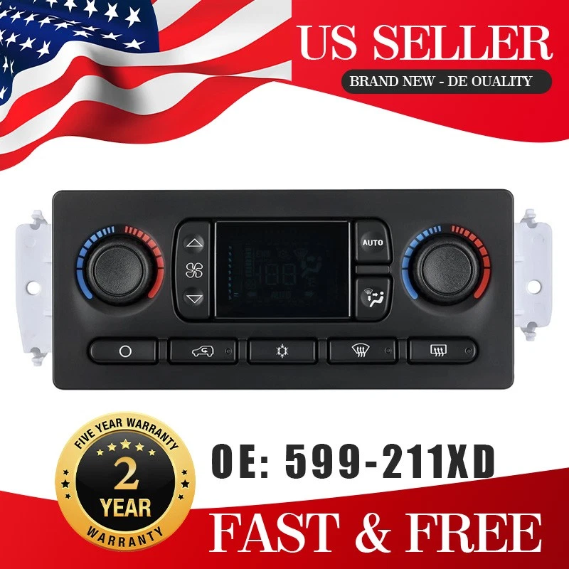 Módulo de control climático de calefacción de CA 599-211XD para Chevy GMC diseño mejorado 03-07🔥 Foto 1 de 4