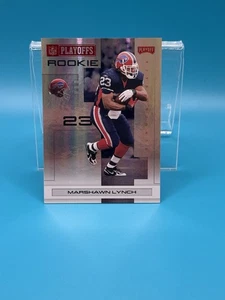2007 Playoff NFL Playoffs Marshawn Lynch Rookie Red Holofoil /125 #123 RC - Bild 1 von 3