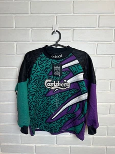 Adidas Liverpool Men’s Goalkeeper 1995 Jersey Very Rare Size XS 90s Vintage - Picture 1 of 20
