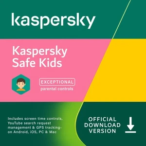 KASPERSKII SAFE KIDS PREMIUM PC MAC IOS ANDROID 1 GERÄT 1 JAHR - Bild 1 von 1